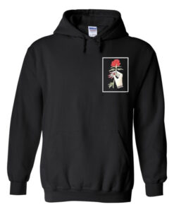 rose hand hoodie