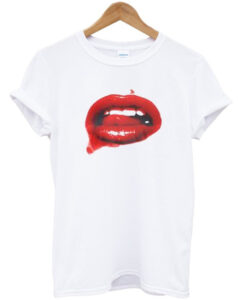 sexy red lips t-shirt