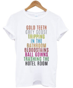 lorde royals gold teeth grey goose t-shirt