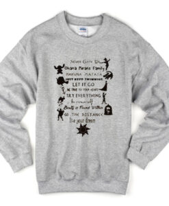 never grow up sweatshirt