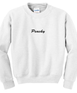 peachy sweatshirt