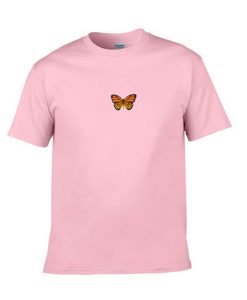 butterfly pink tshirt