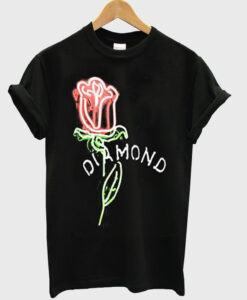 diamond rose t-shirt