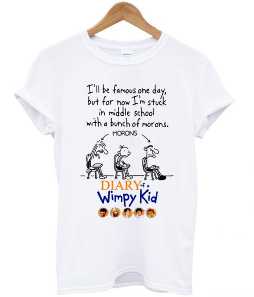 diary of a wimpy kid movie t-shirt