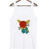 retro floral tank top