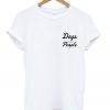 dogs over people t-shirt
