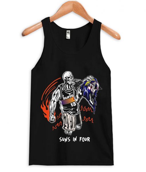 warren lottas suns in four tank top