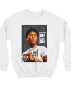 NBA YoungBoy Poster Never Broke Again Sweatshirt