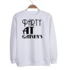 party at gatsby’s sweatshirt